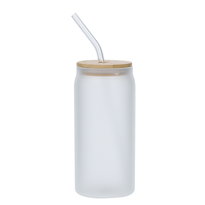 High Borosilicate Glass Straw Mug