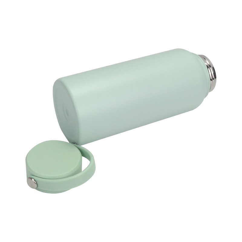 12oz/32oz EVA Material Carrying Ring Direct Drinking Frosted Sports Bottle