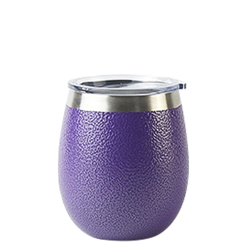 8oz Stainless Steel Flanging Cup Mouth Portable Spray-Coated Egg Mug