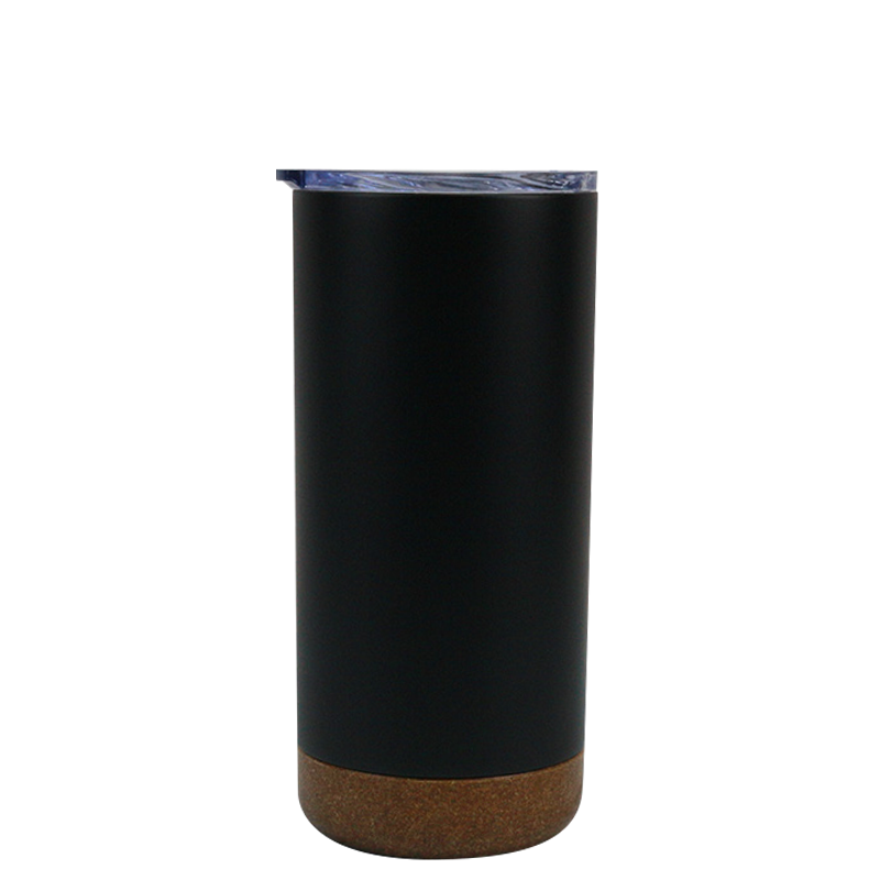 16oz Stainless Steel Straight Lightweight Environmentally Friendly Cork Bottom Mug