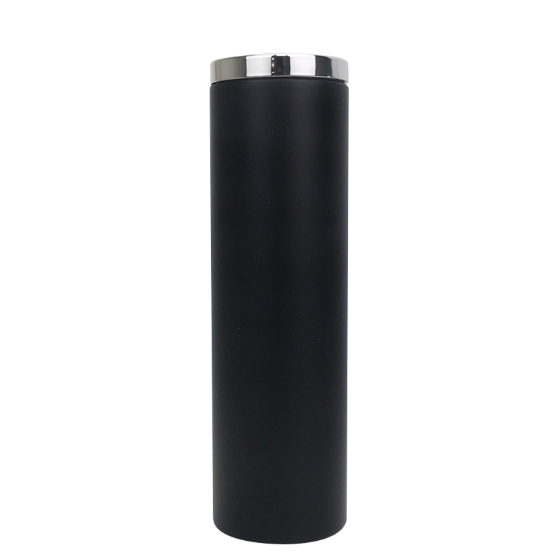 500ml Straight Body Spiral Leak-Proof Lid Vacuum Thermos With Tea Strainer