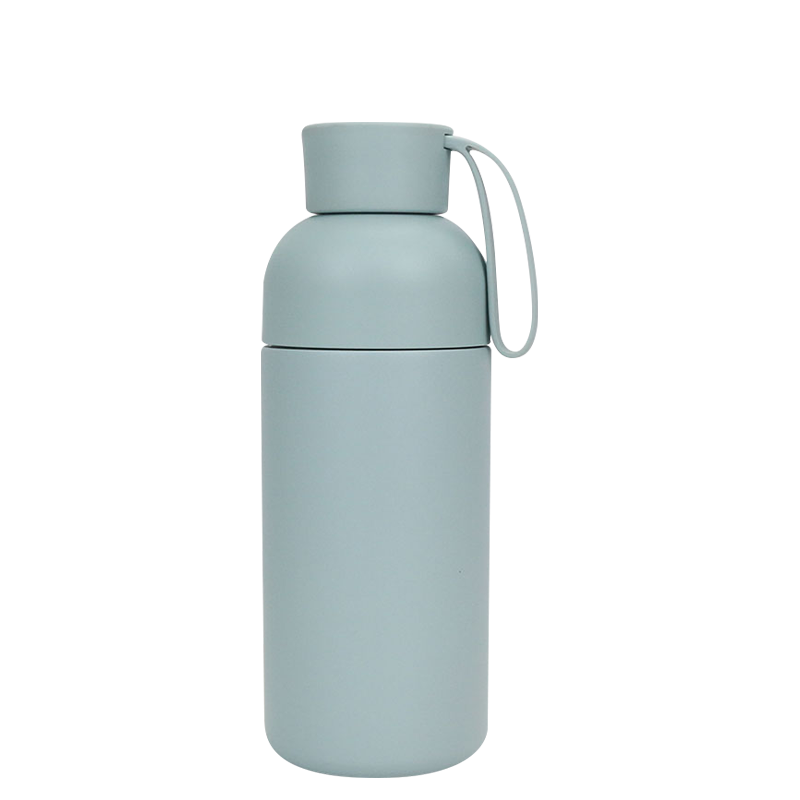 400ml 316 Stainless Steel Liner 304 Stainless Steel Outer Wall Vacuum Thermos With Carrying Ring 