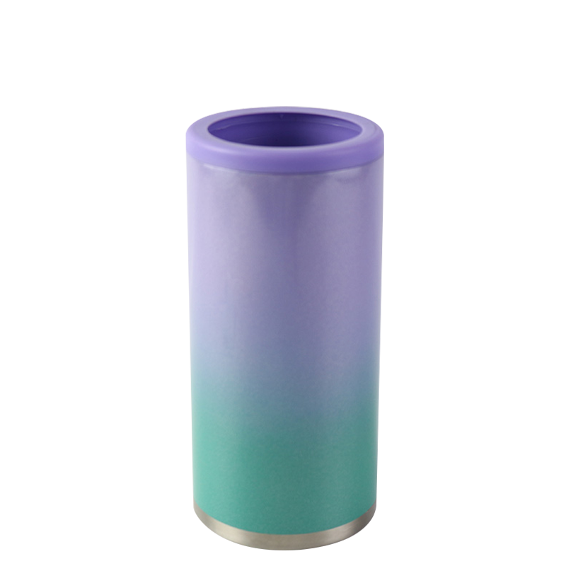 12oz PP Screw Cap Leakproof Thickened Steel Bottom Coke Can Cooler
