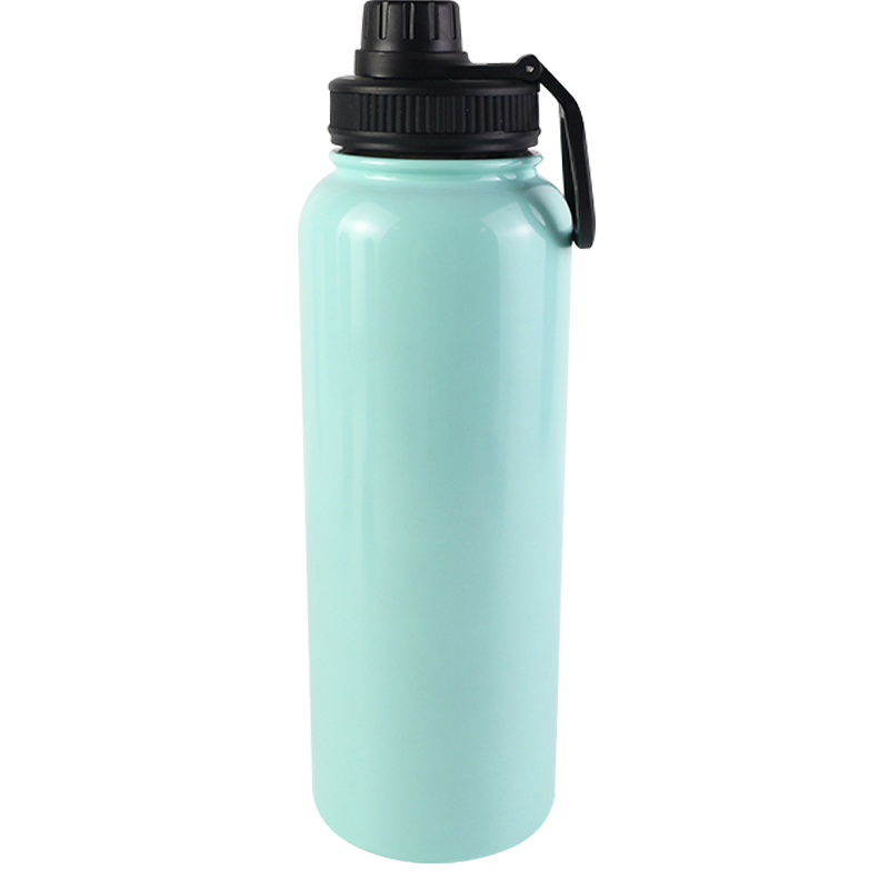 1200ml Large Capacity Stainless Steel with Carrying Ring Outdoor Thermos Space Bottle