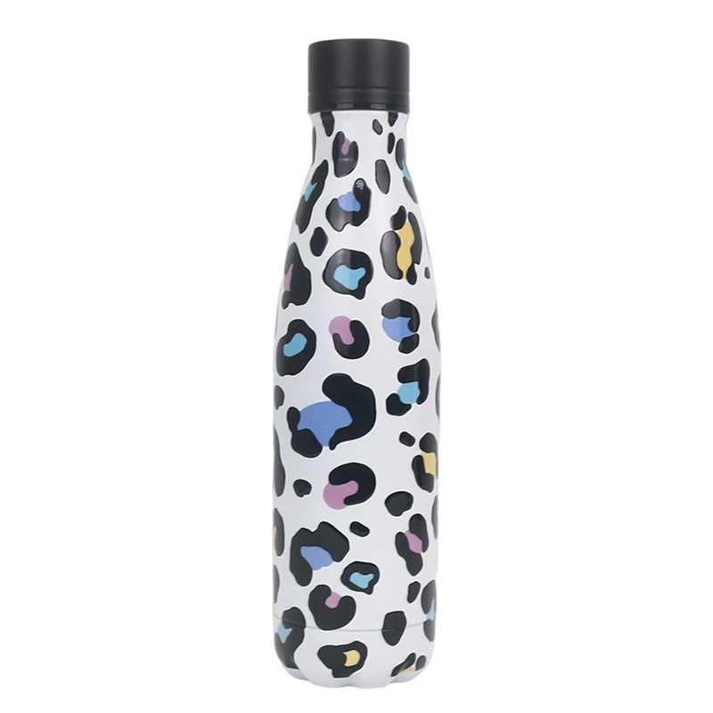 500ml 304 Stainless Steel Spiral Silicone Inner Plug High Sealing Leakproof Cola Bottle