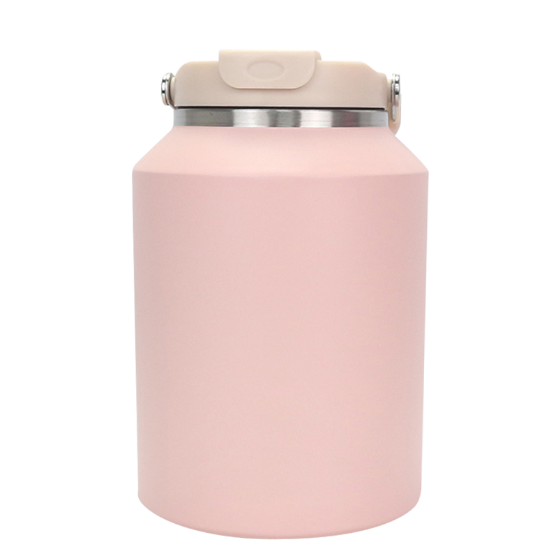 64oz Large Capacity 304 Stainless Steel Direct Drinking Outdoor Vacuum Thermos with Carrying Handle