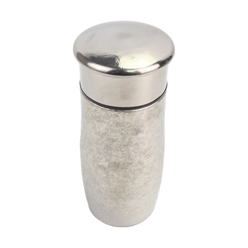 260ml Curved Titanium Cup with Tea Strainer