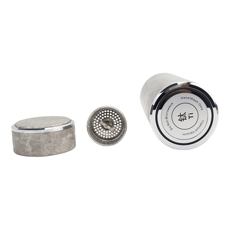 260ml Double-layer Straight Body Titanium Cup