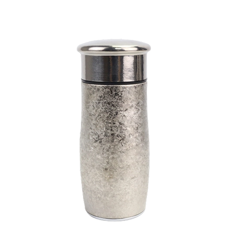 260ml Curved Titanium Cup with Tea Strainer
