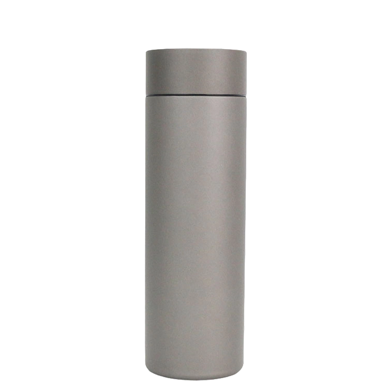 500ml Sandblasting Titanium Cup with Tea Strainer