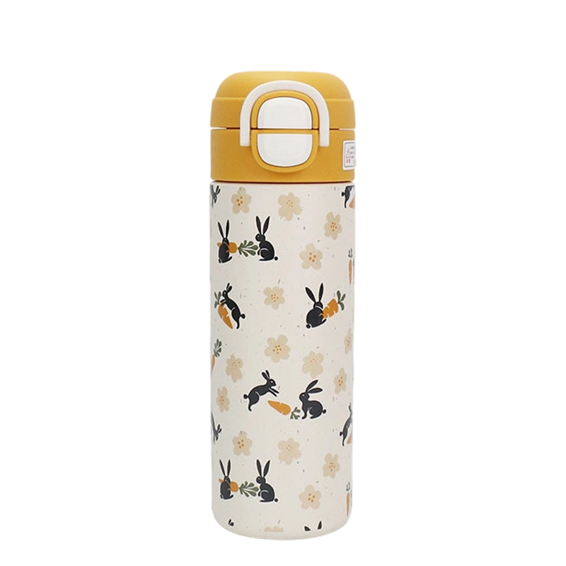 420ml Rabbit Print Vacuum Insulated Stainless Steel Thermos