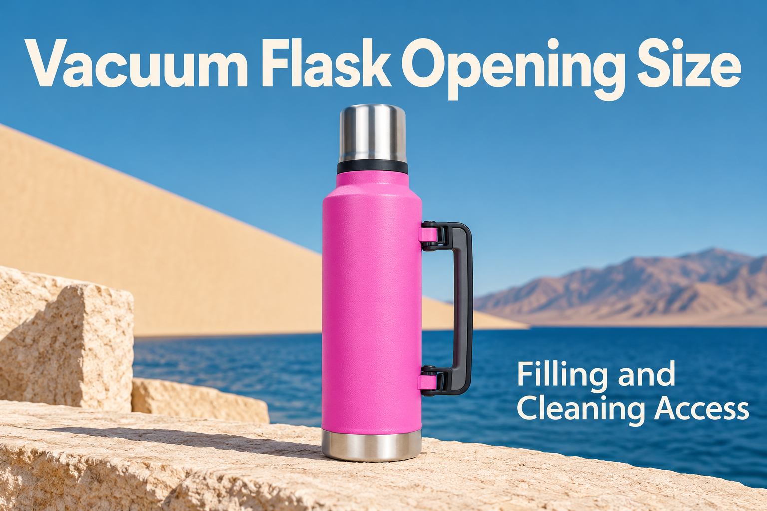 vacuum-flask-opening-size-filling-cleaning-cover Vacuum Flask Opening Size editorial cover featuring the original product photographed on aijunware.com.